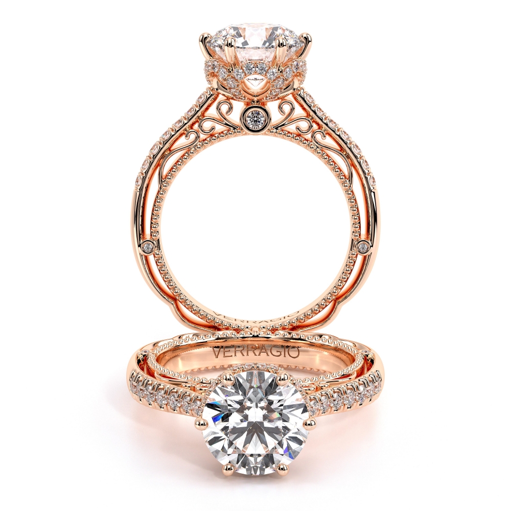 18K Rose Gold VENETIAN-5052R Ring