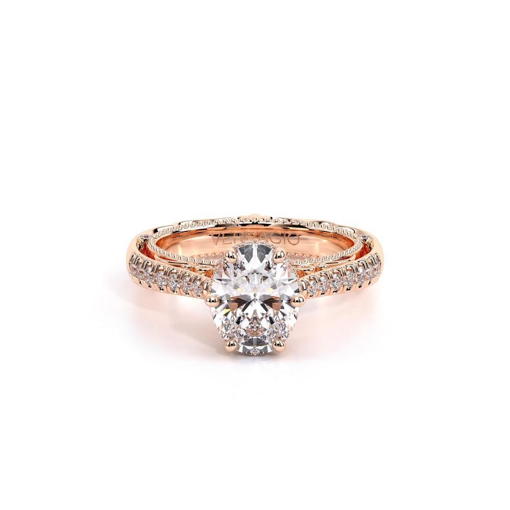 18K Rose Gold VENETIAN-5052OV Ring