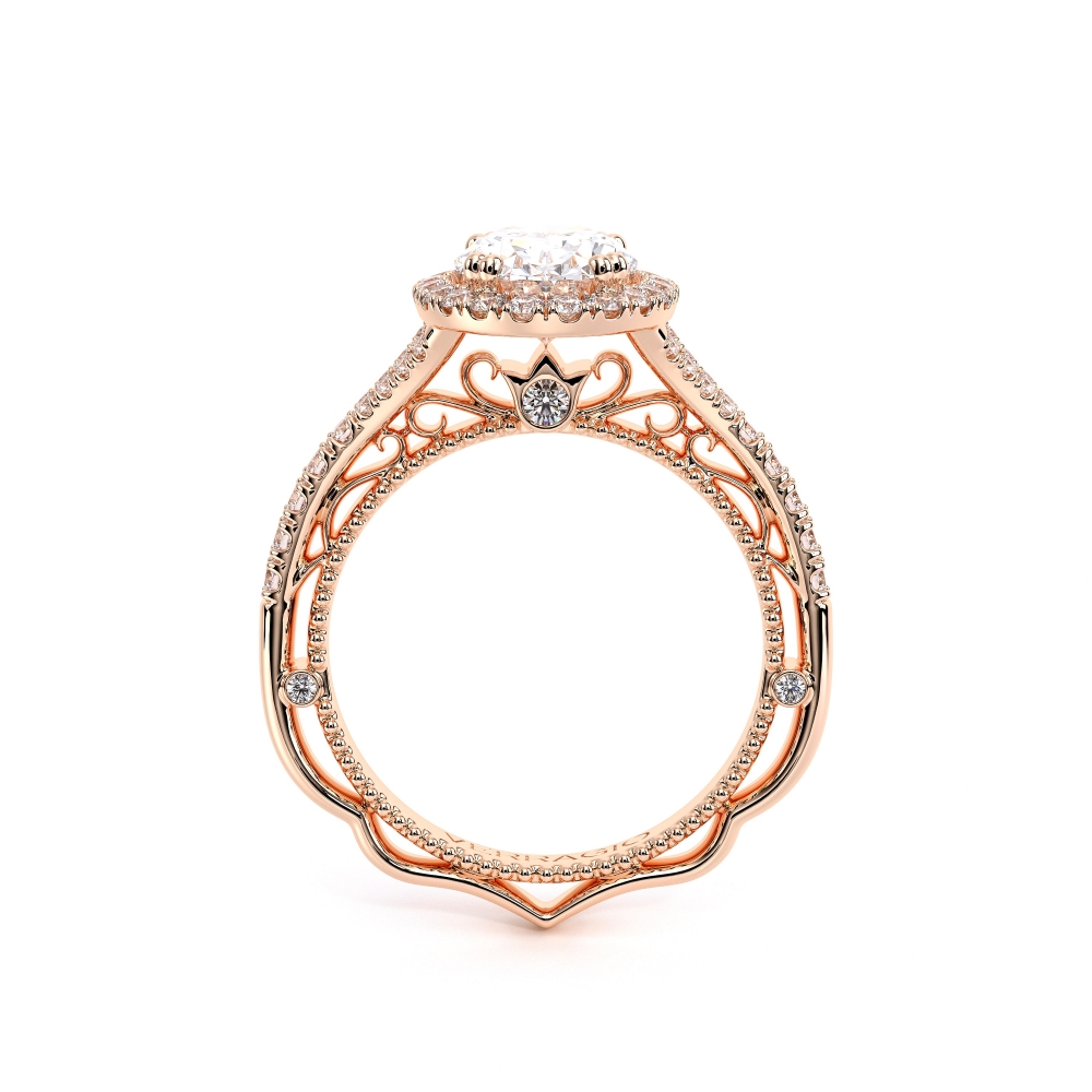 14K Rose Gold VENETIAN-5057OV Ring