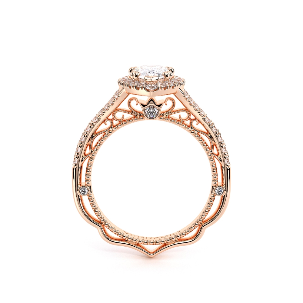 14K Rose Gold VENETIAN-5057PEAR Ring