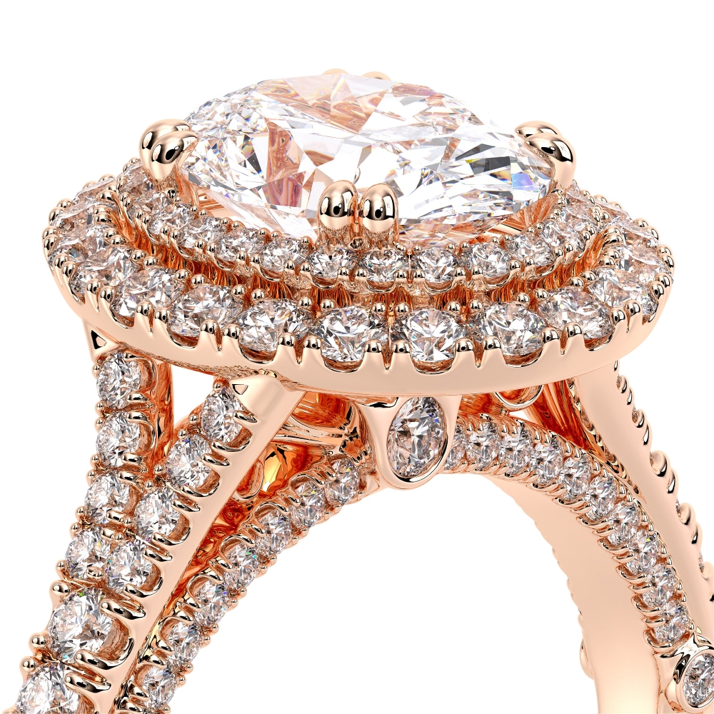 14K Rose Gold VENETIAN-5065OV Ring