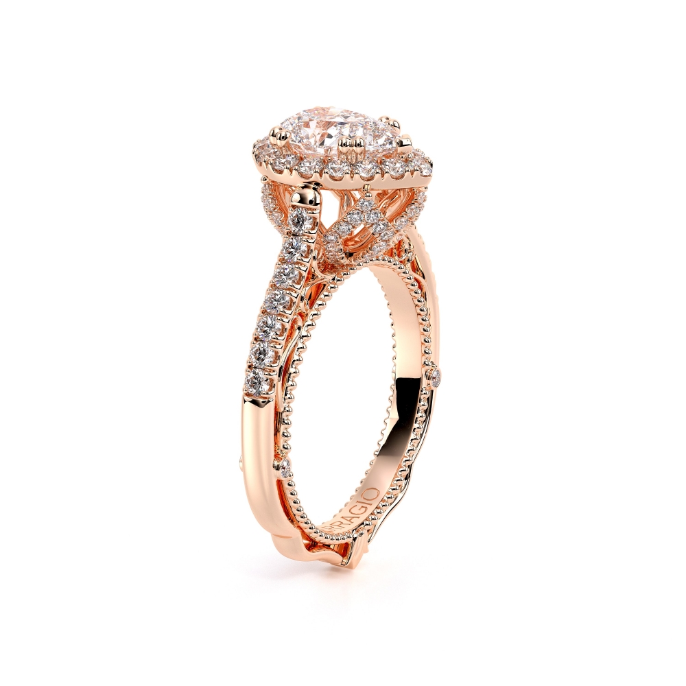 18K Rose Gold VENETIAN-5061PEAR Ring