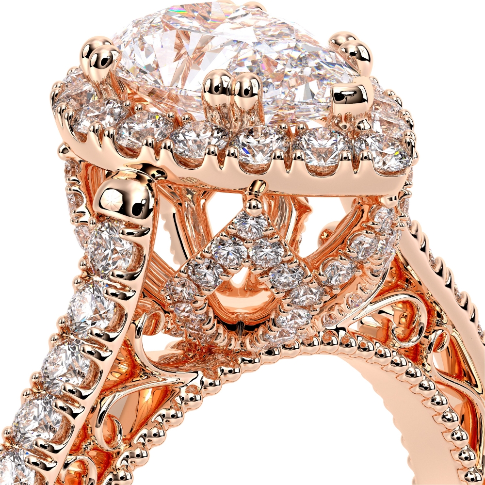 18K Rose Gold VENETIAN-5061PEAR Ring