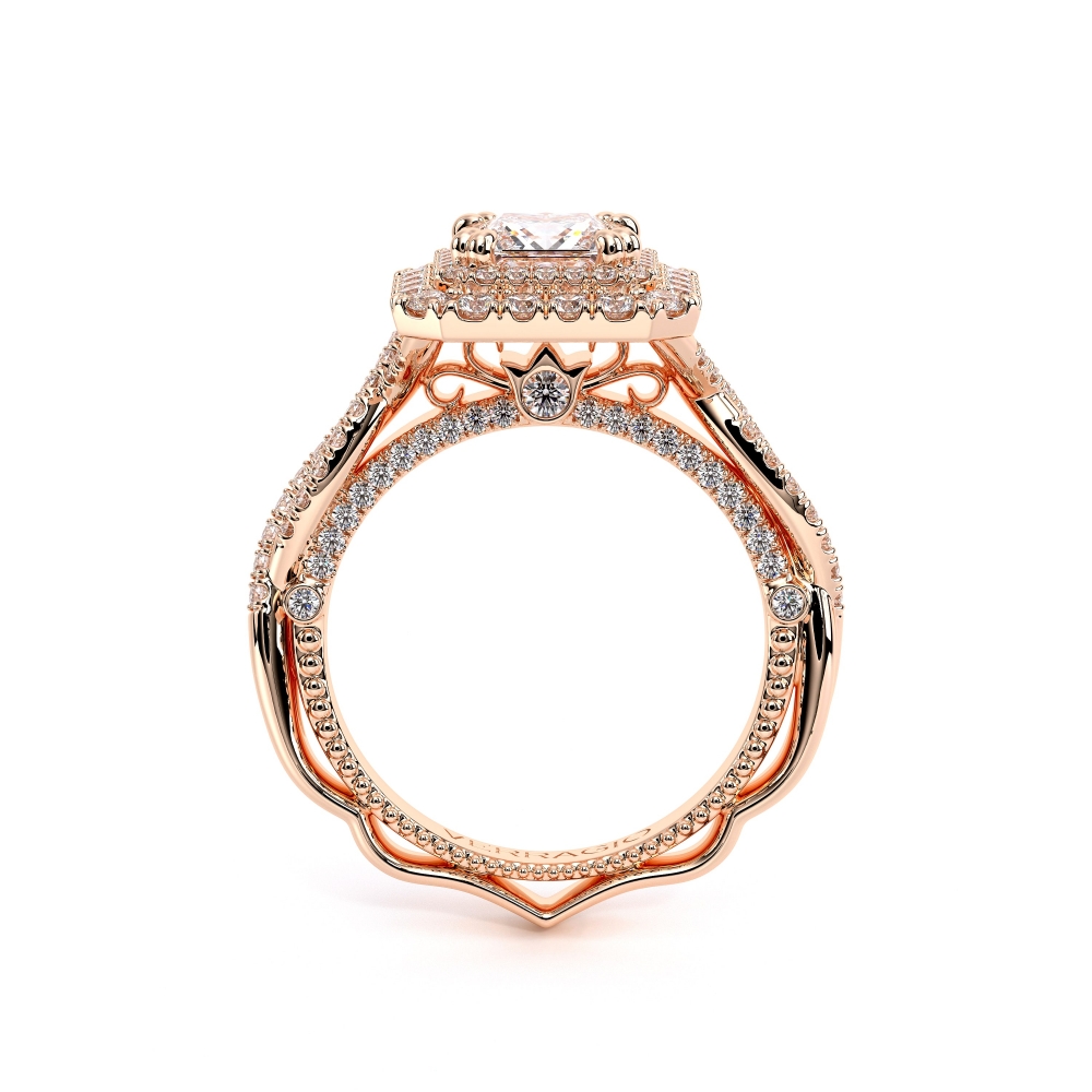 14K Rose Gold VENETIAN-5066P Ring