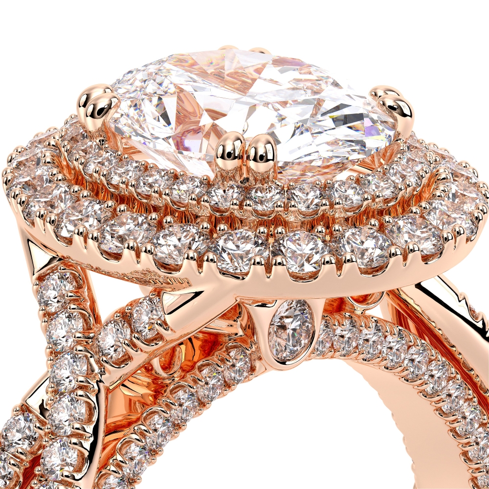 18K Rose Gold VENETIAN-5066OV Ring