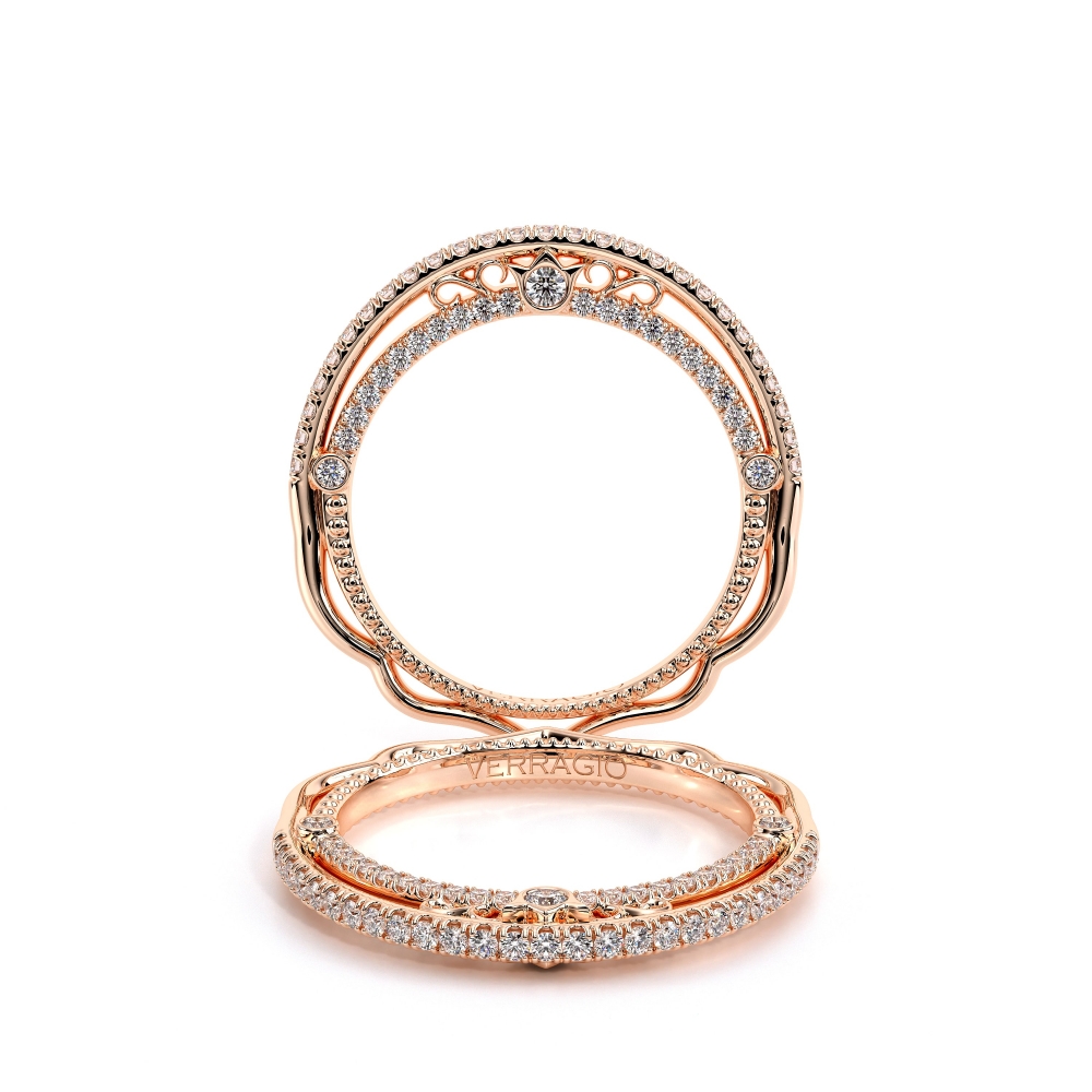 18K Rose Gold VENETIAN-5066WSB Ring