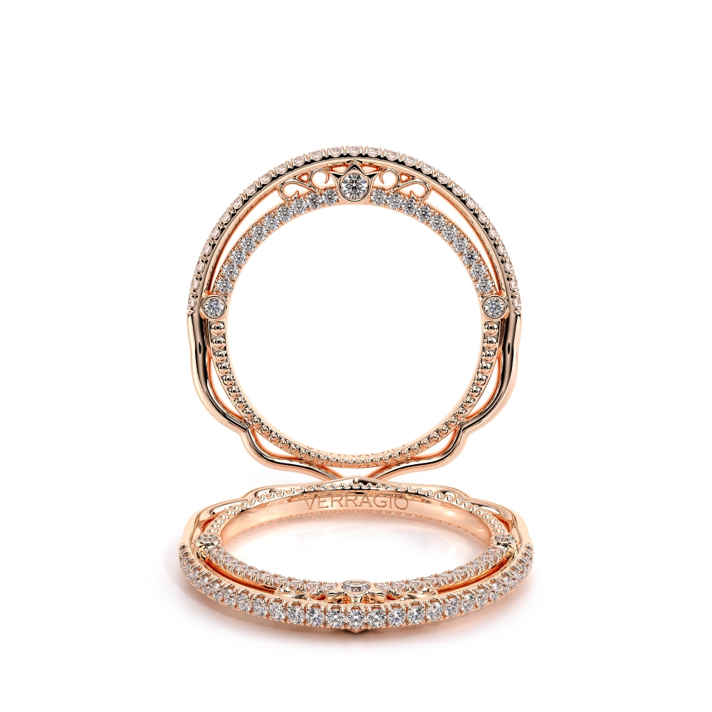 18K Rose Gold VENETIAN-5069WSB Ring