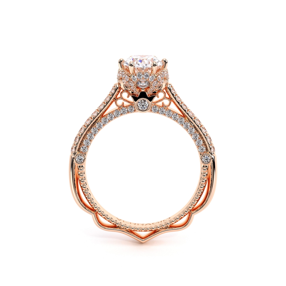 18K Rose Gold VENETIAN-5070DOV Ring