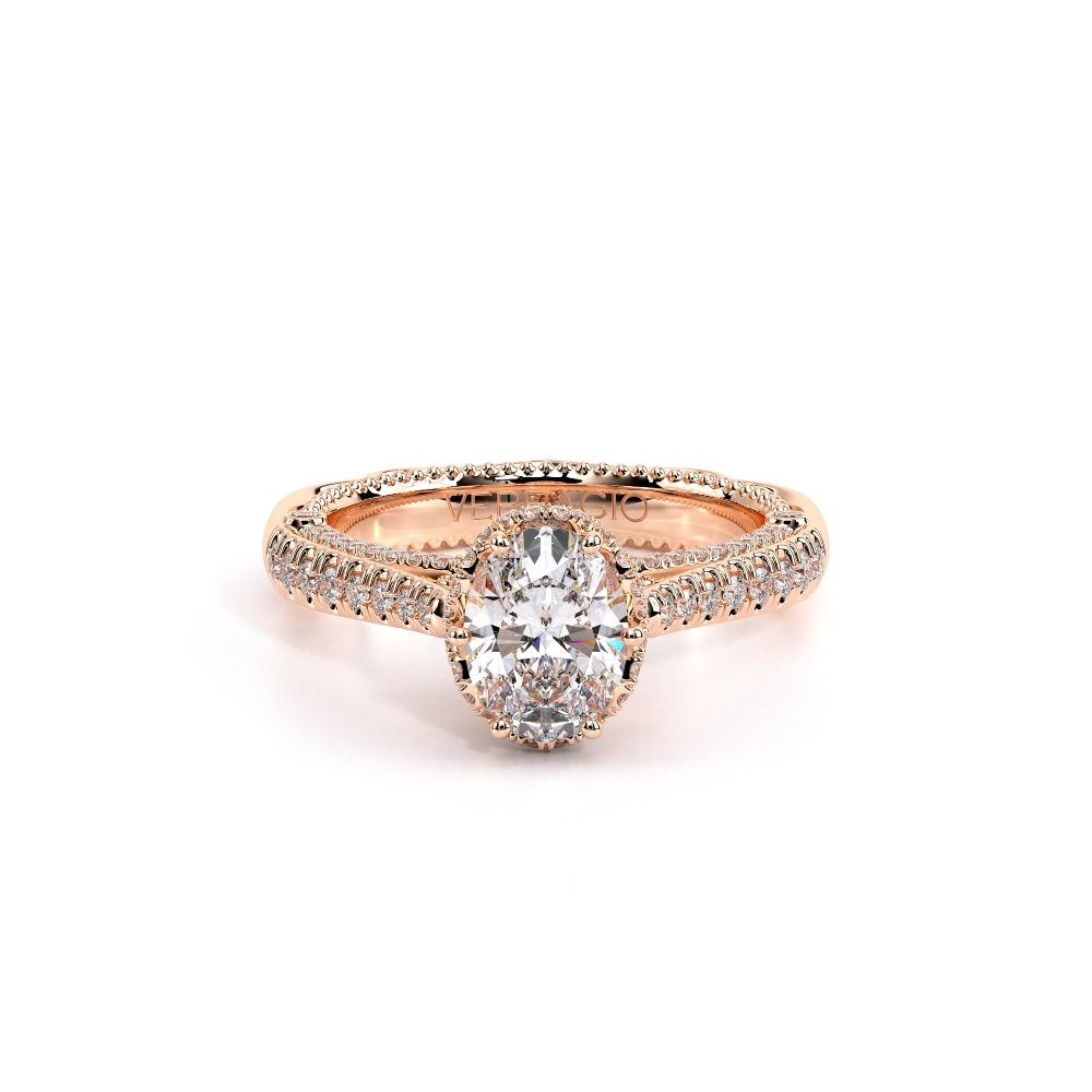 14K Rose Gold VENETIAN-5070DOV Ring