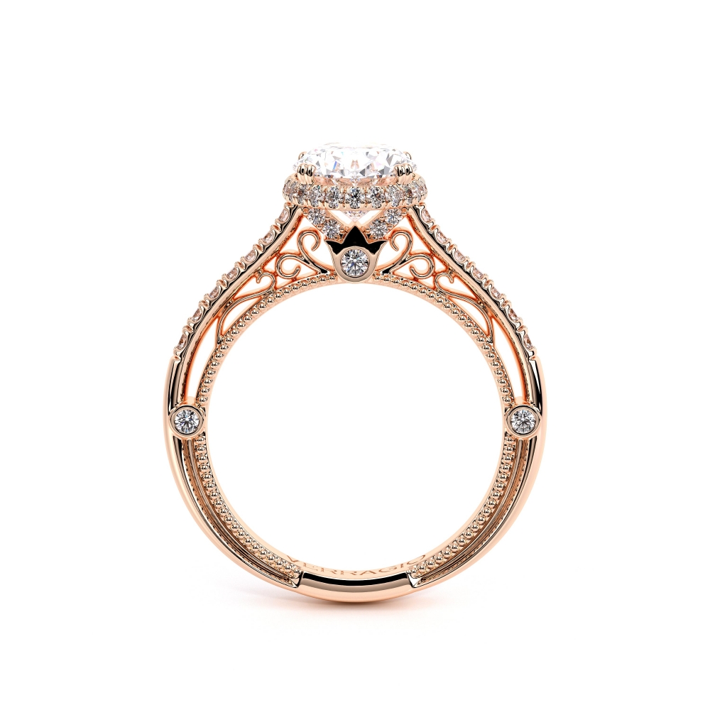 14K Rose Gold VENETIAN-5081OV Ring