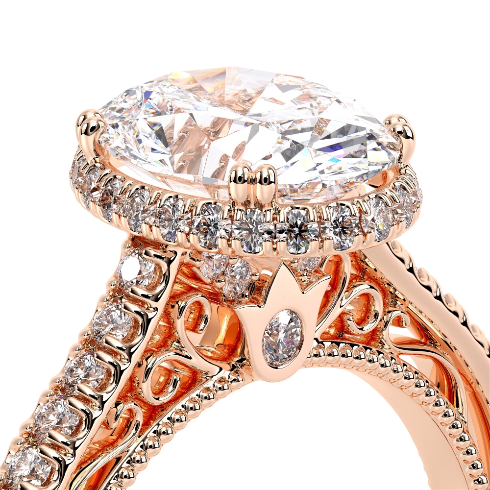 18K Rose Gold VENETIAN-5081OV Ring