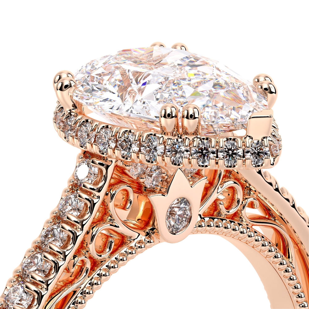 14K Rose Gold VENETIAN-5081PEAR Ring