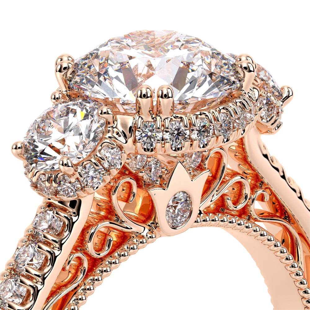 18K Rose Gold VENETIAN-5082R Ring