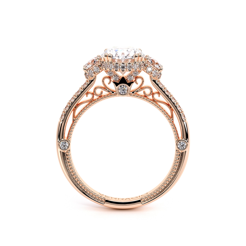 18K Rose Gold VENETIAN-5082OV Ring