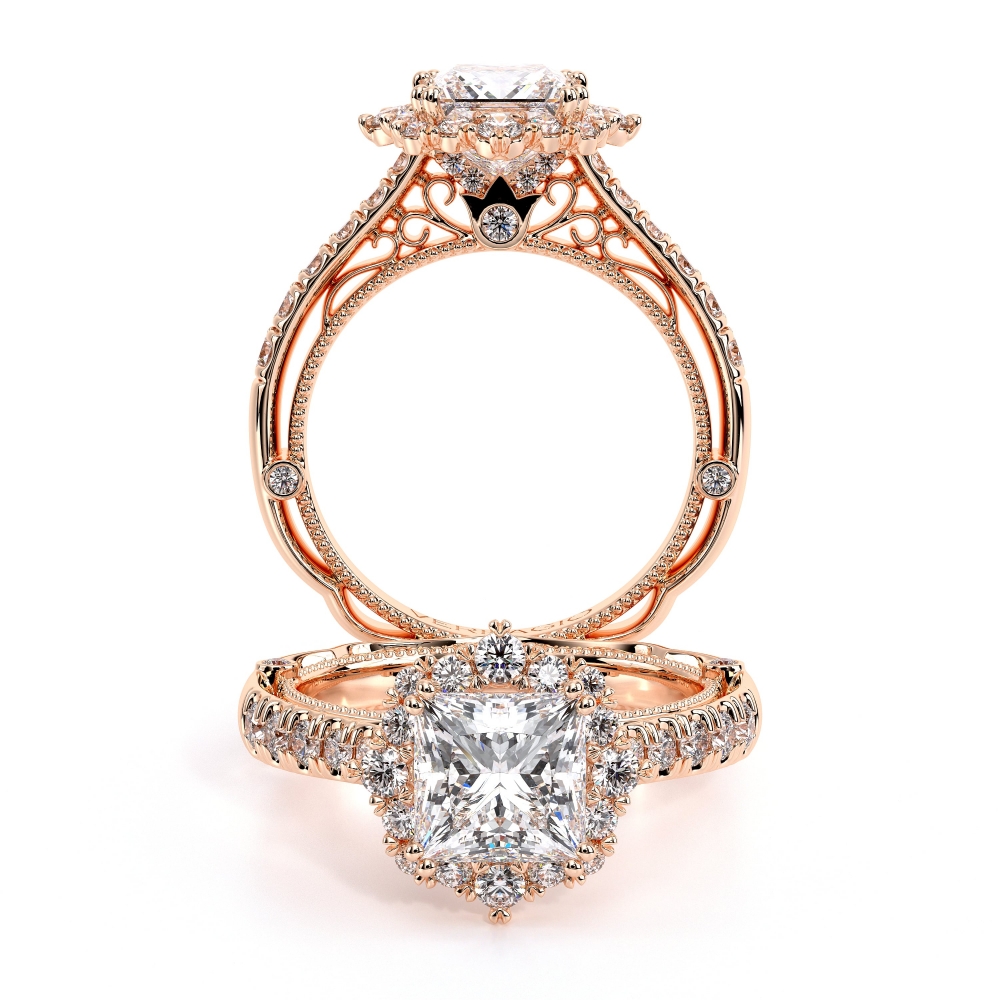 14K Rose Gold VENETIAN-5083P Ring