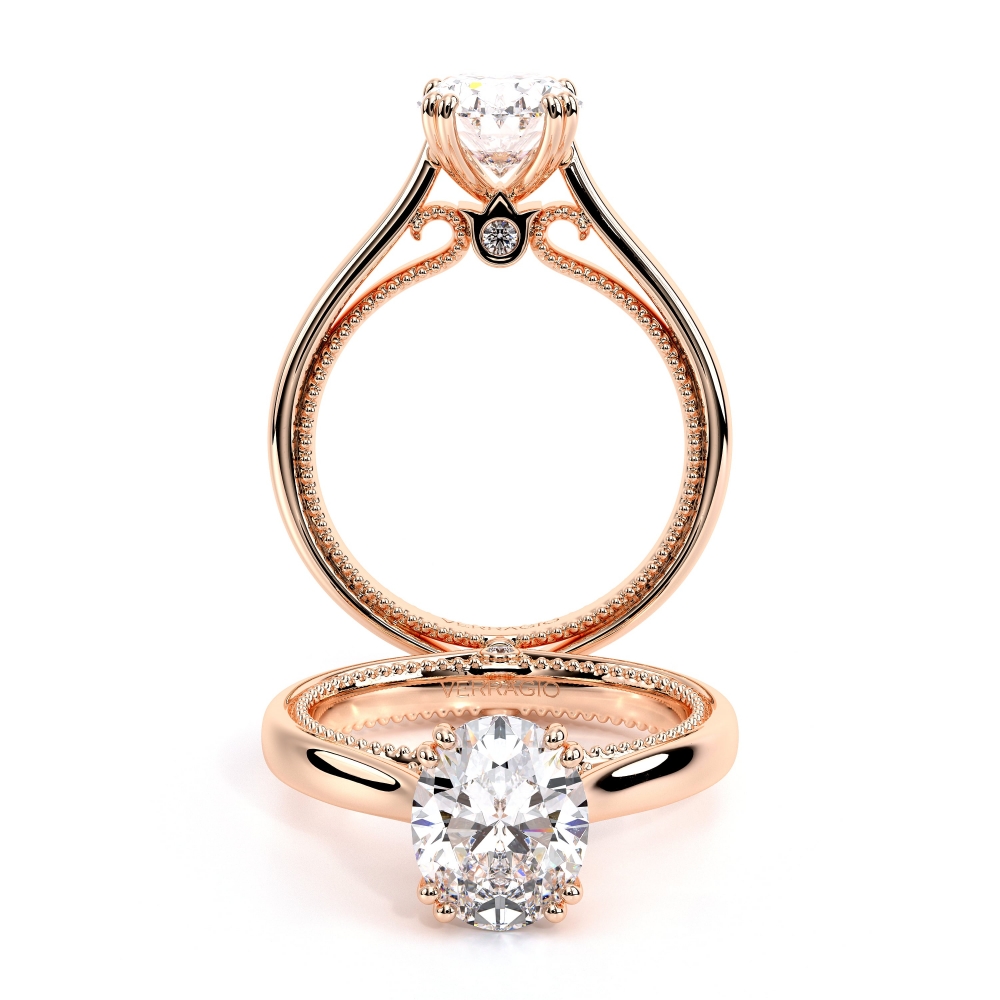 14K Rose Gold COUTURE-0418OV Ring