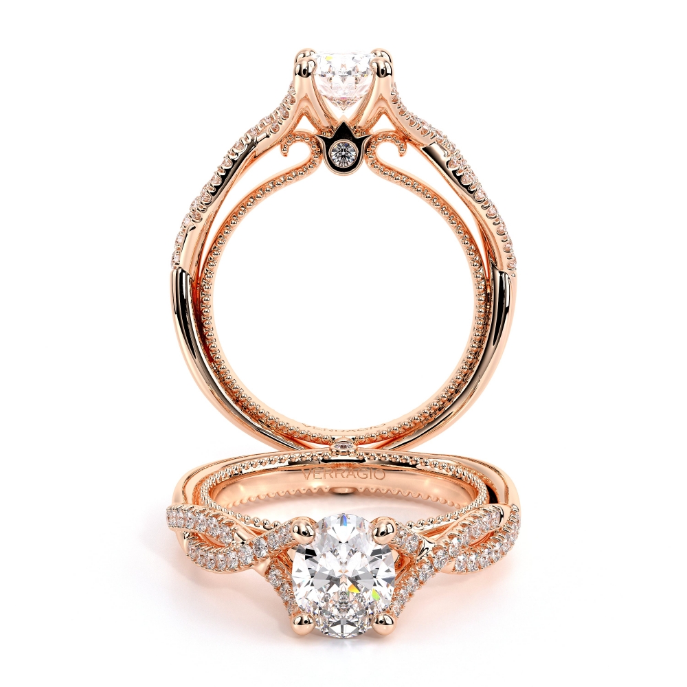 14K Rose Gold COUTURE-0421OV Ring