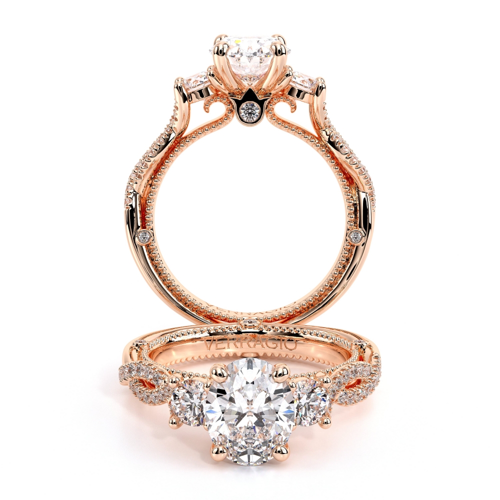 14K Rose Gold COUTURE-0423OV Ring