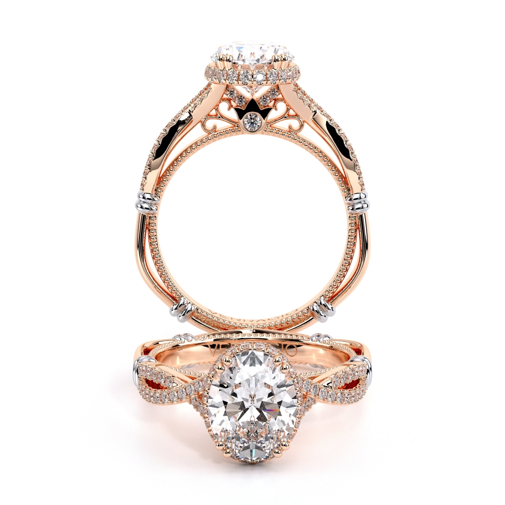 14K Rose Gold PARISIAN-105X-OV Ring