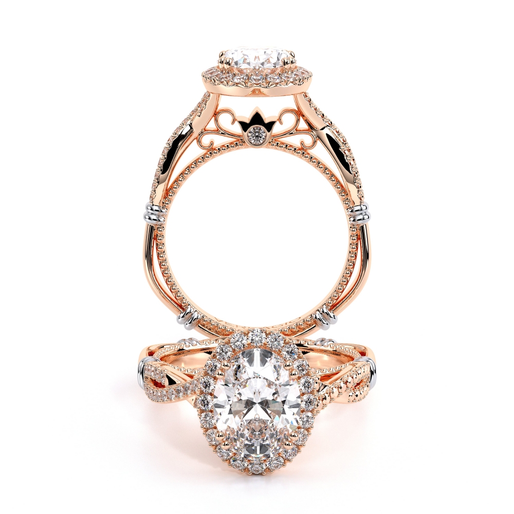 14K Rose Gold PARISIAN-106OV Ring