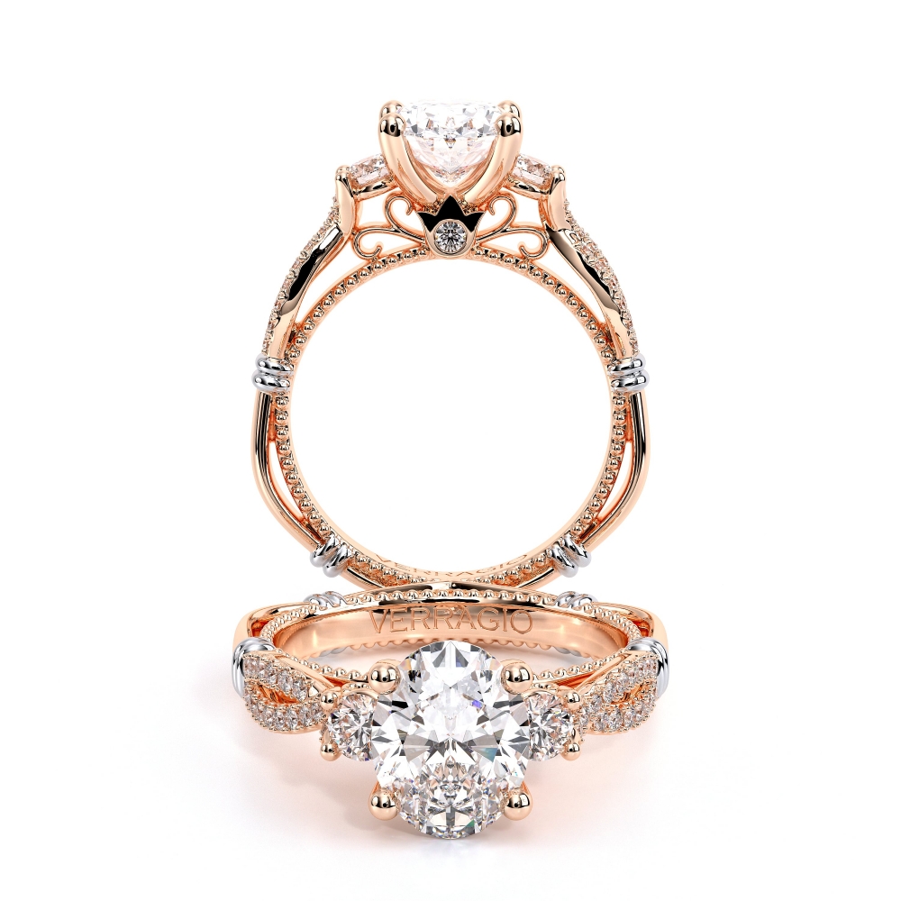 18K Rose Gold PARISIAN-129OV Ring