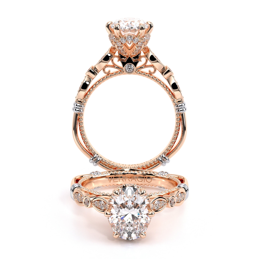 14K Rose Gold PARISIAN-151OV Ring