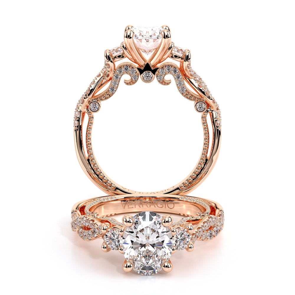 18K Rose Gold INSIGNIA-7074OV Ring