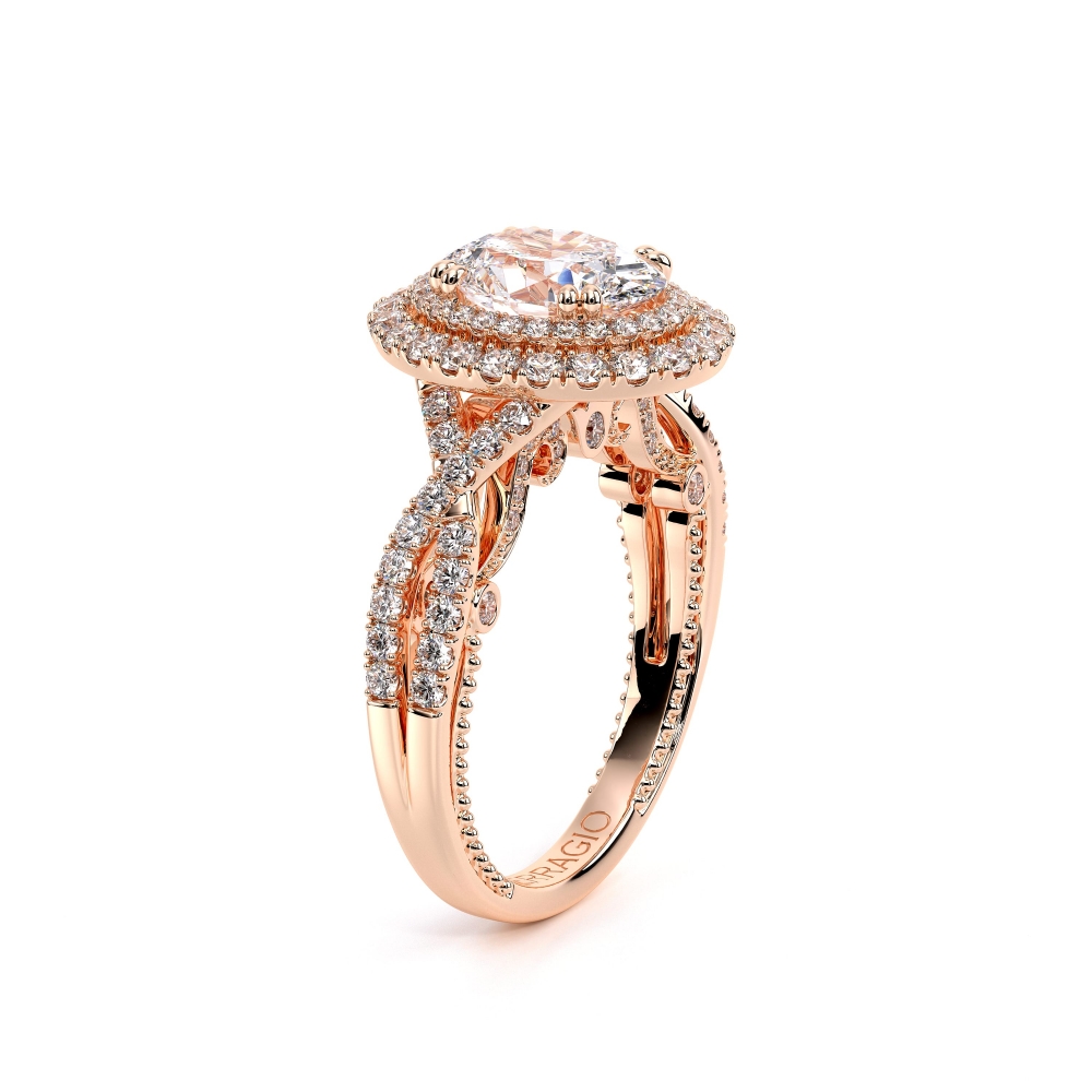 18K Rose Gold INSIGNIA-7084OV-TT Ring