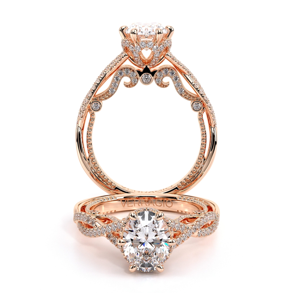 18K Rose Gold INSIGNIA-7091OV Ring