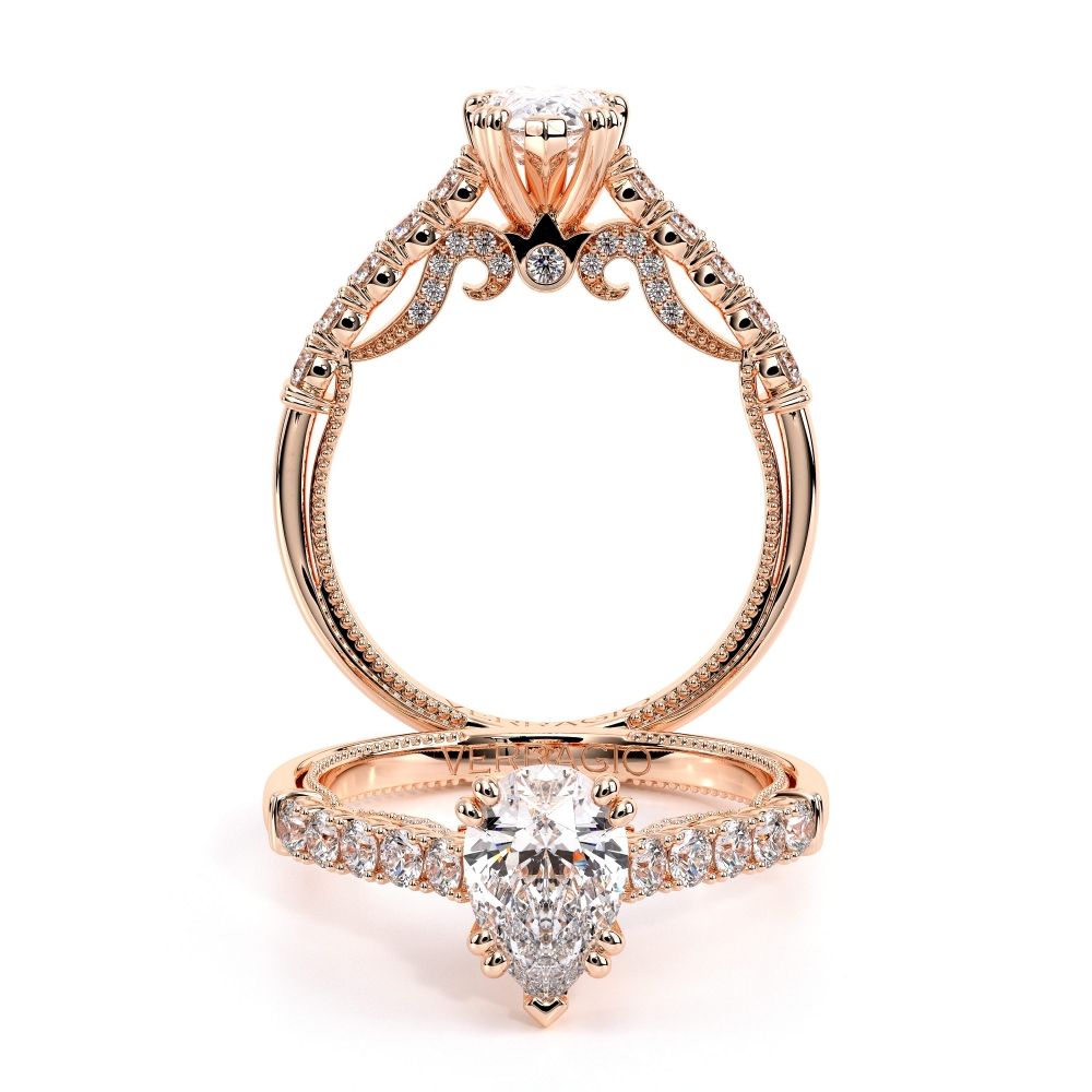 14K Rose Gold INSIGNIA-7097PEAR Ring