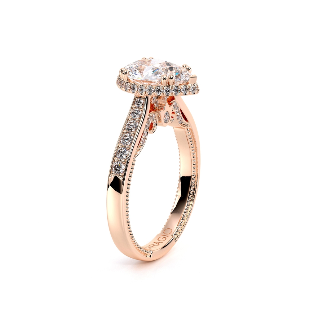 18K Rose Gold INSIGNIA-7102PEAR Ring