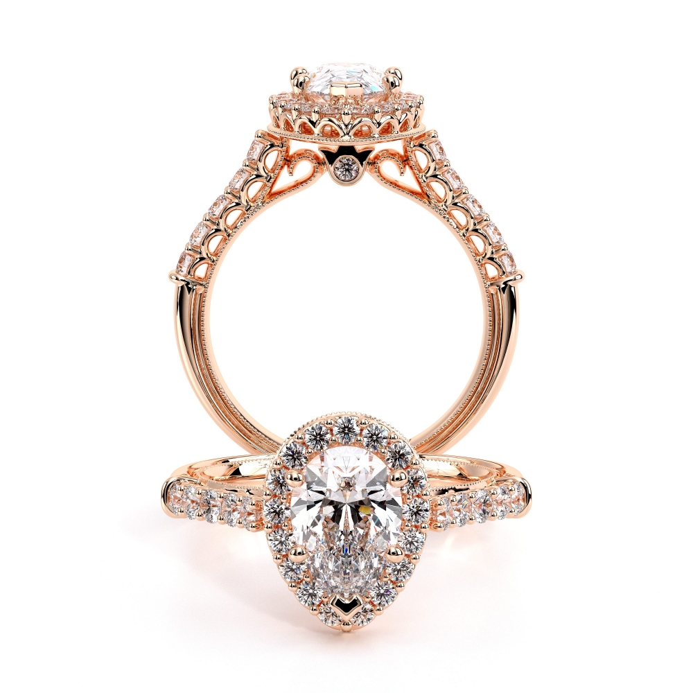 14K Rose Gold Renaissance-903-PEAR Ring