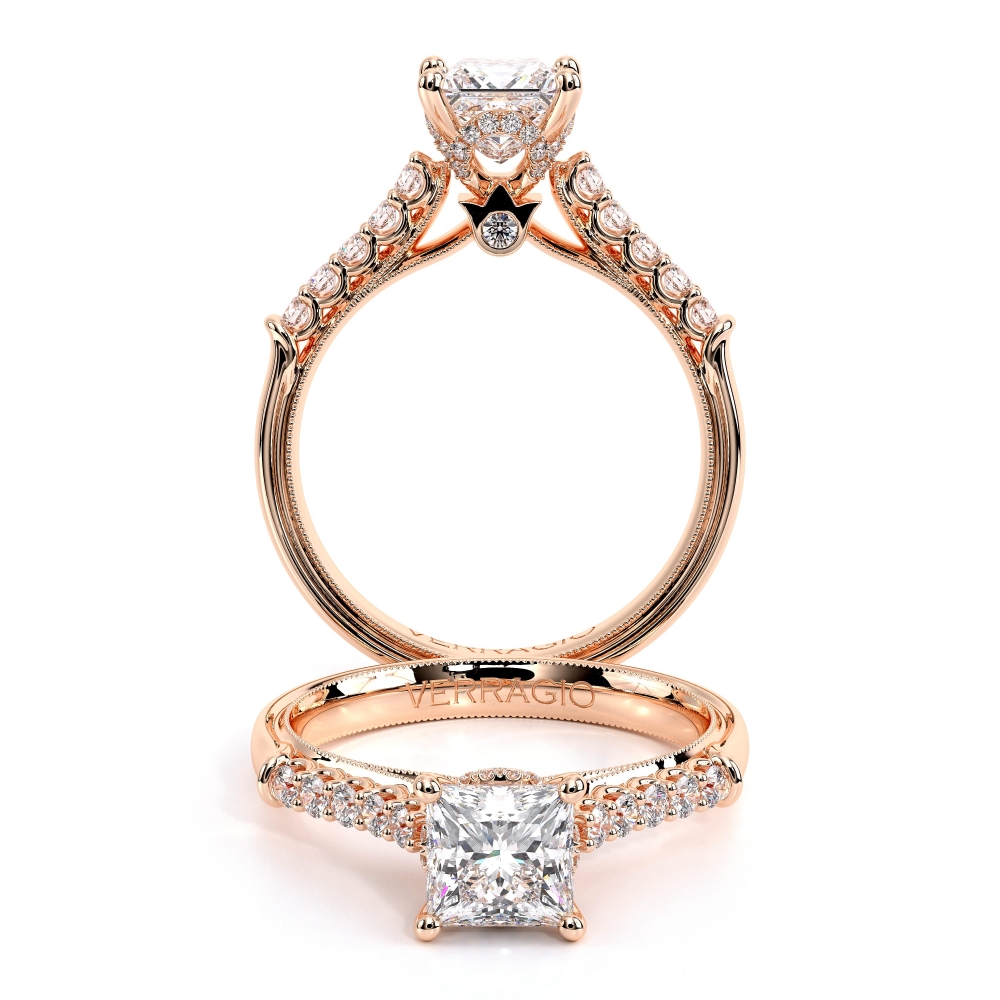 14K Rose Gold Renaissance-938P5.5 Ring