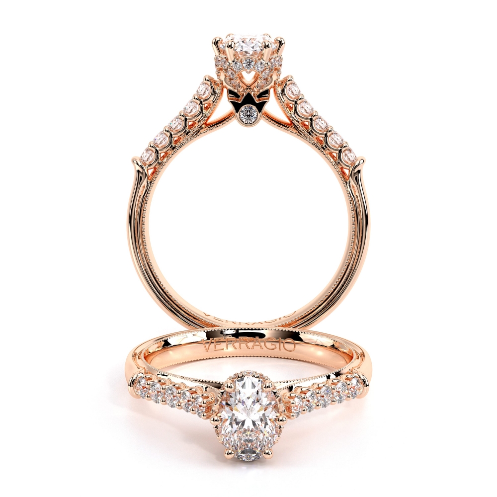 18K Rose Gold Renaissance-938OV Ring