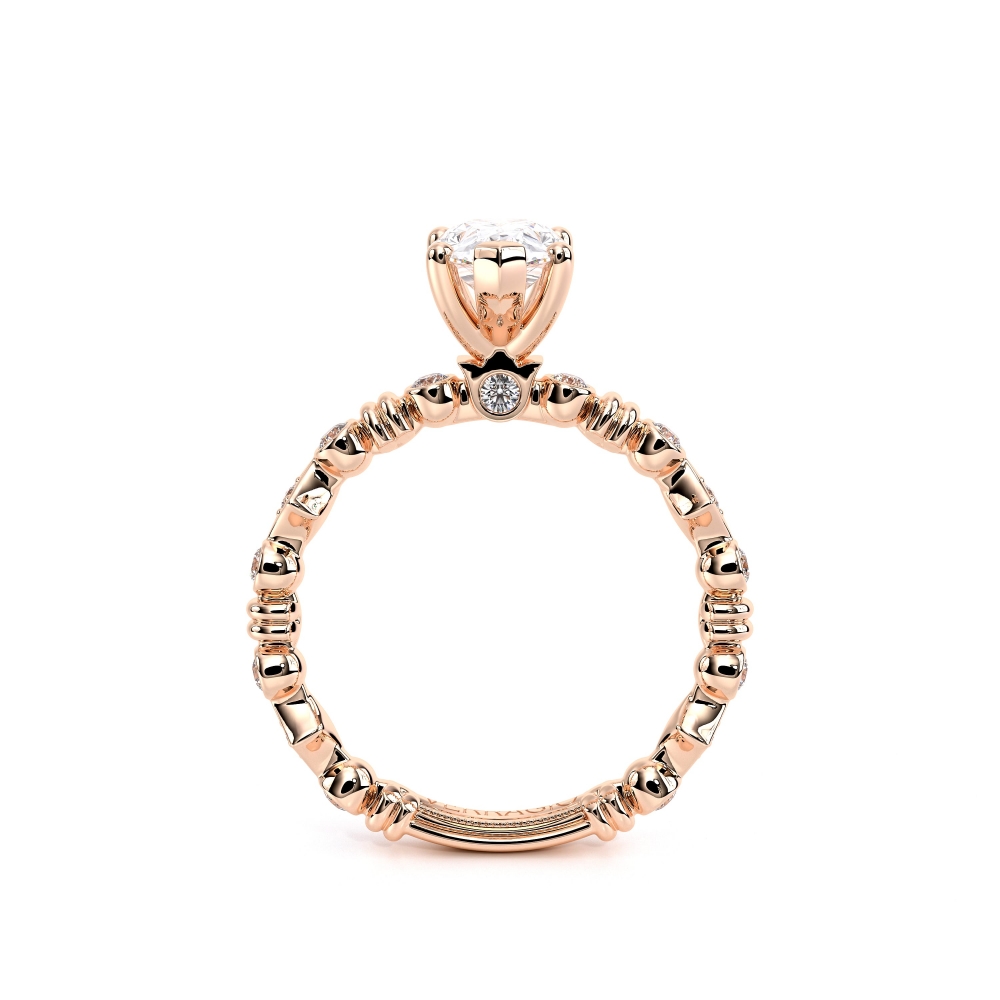 18K Rose Gold Renaissance-973-PEAR Ring