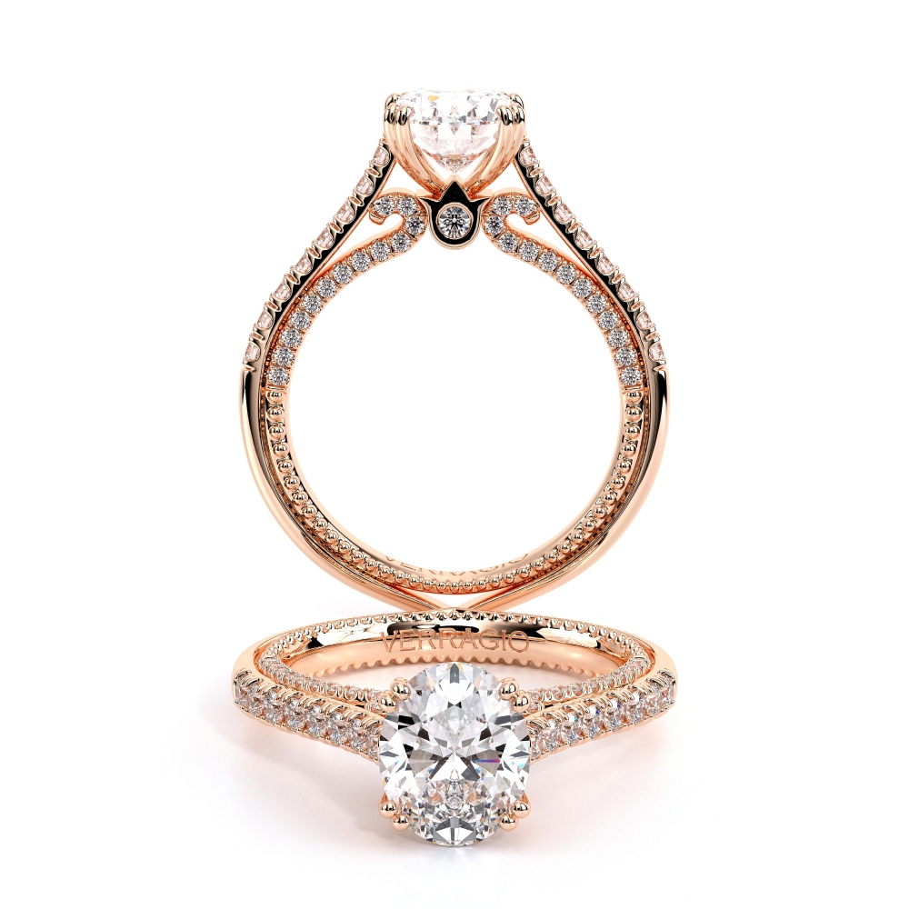 18K Rose Gold COUTURE-0452OV Ring