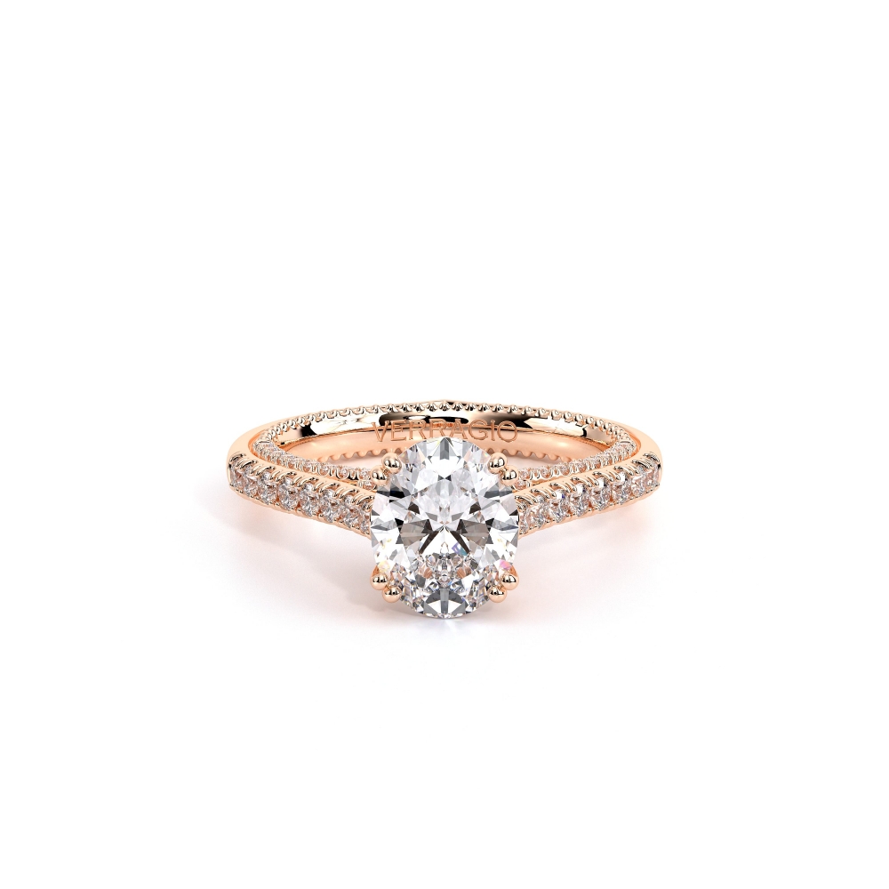 14K Rose Gold COUTURE-0452OV Ring