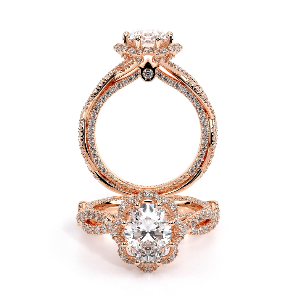 14K Rose Gold COUTURE-0466OV Ring