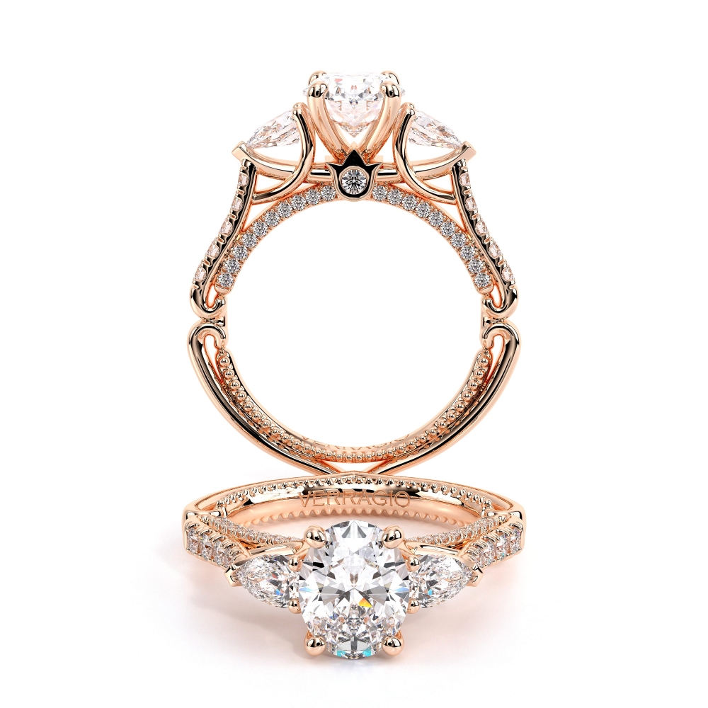 14K Rose Gold COUTURE-0470PS Ring
