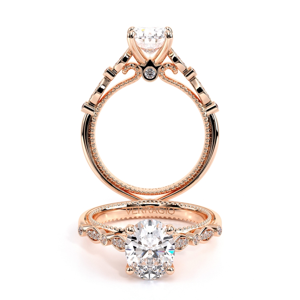 18K Rose Gold COUTURE-0476OV Ring