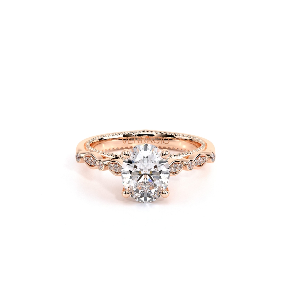 14K Rose Gold COUTURE-0476OV Ring