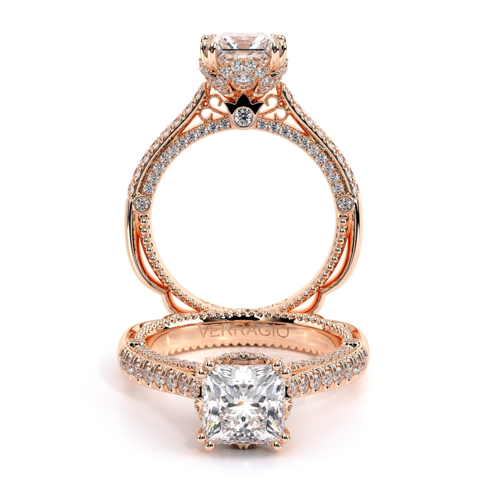 18K Rose Gold VENETIAN-5070P Ring