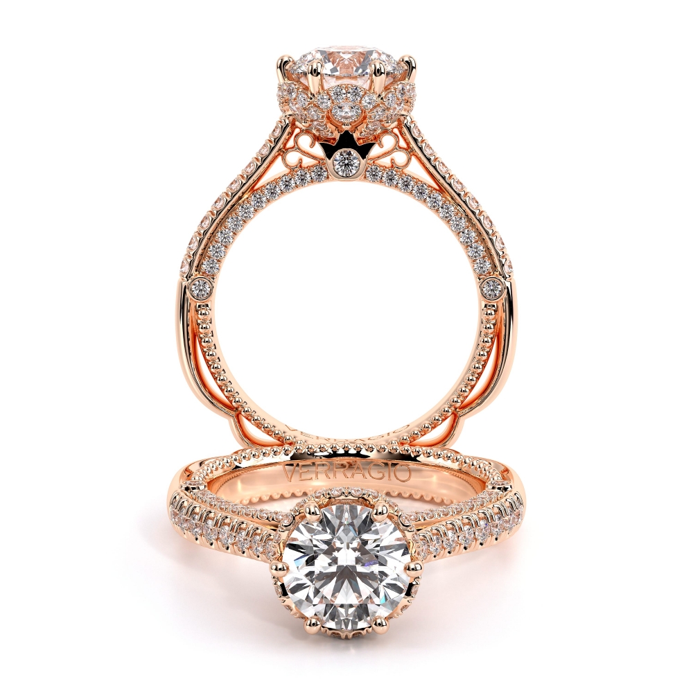 14K Rose Gold VENETIAN-5070R Ring