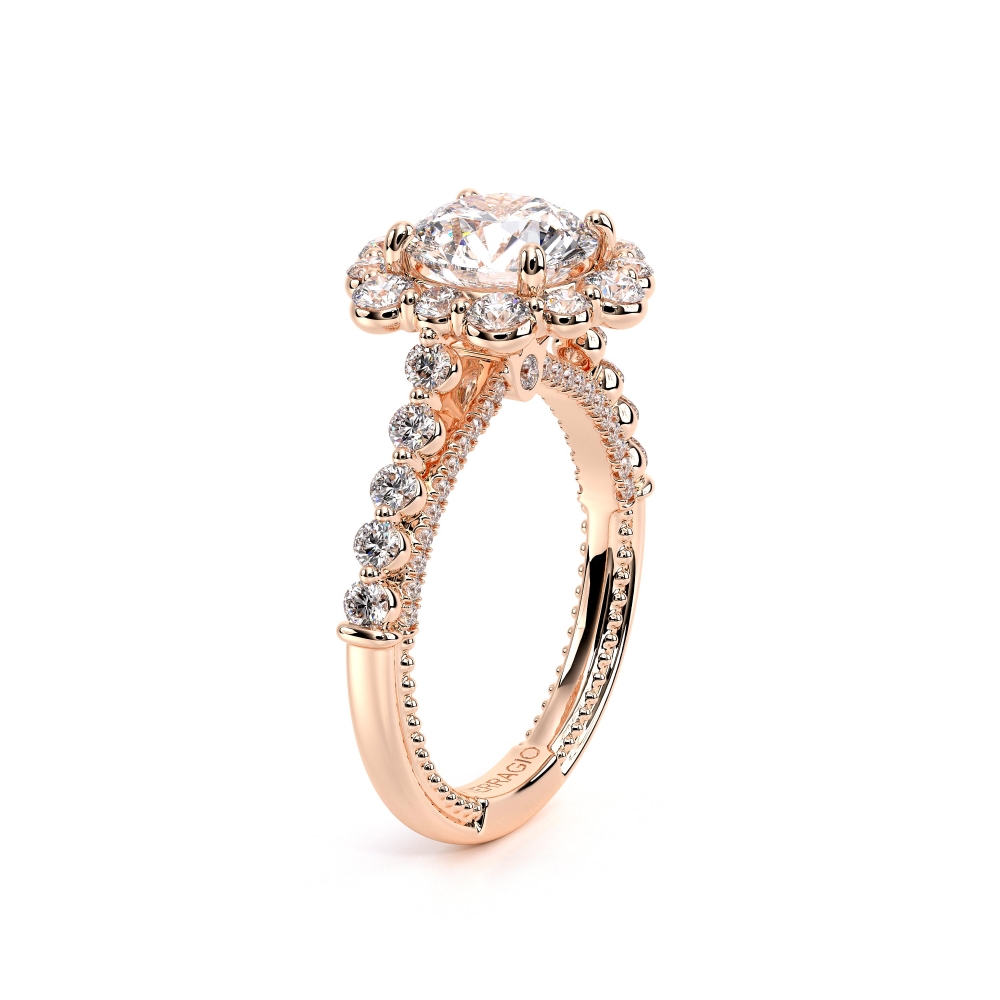 14K Rose Gold COUTURE-0480 R Ring