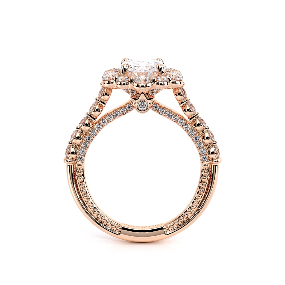 14K Rose Gold COUTURE-0480 OV Ring