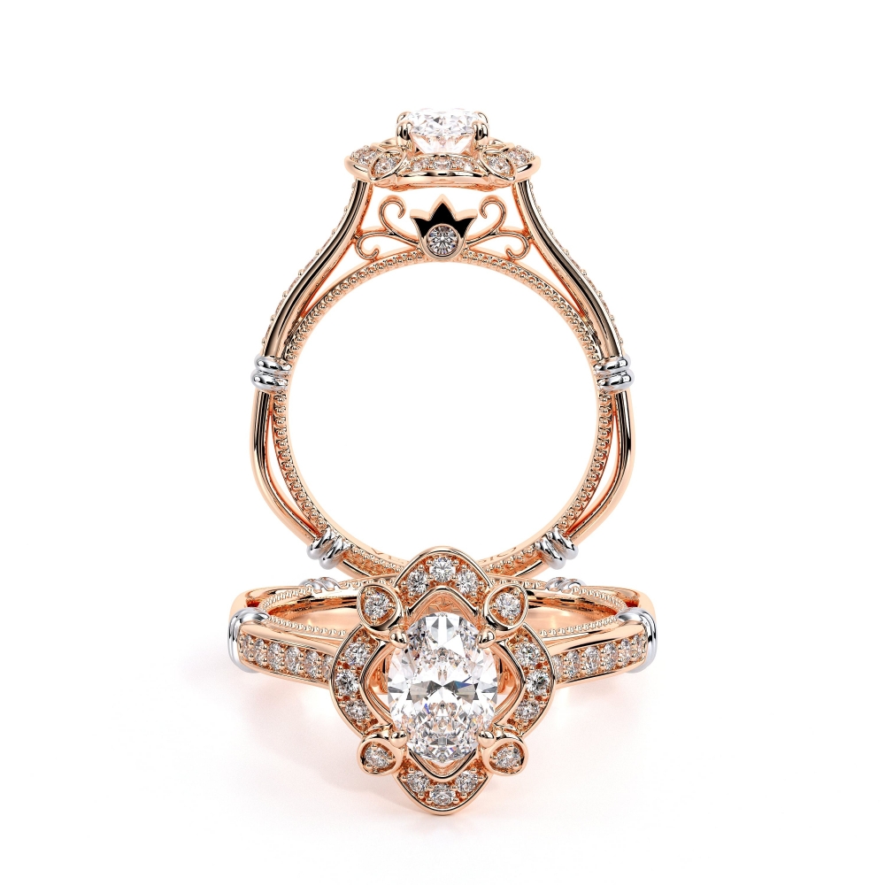 14K Rose Gold PARISIAN-157OV Ring