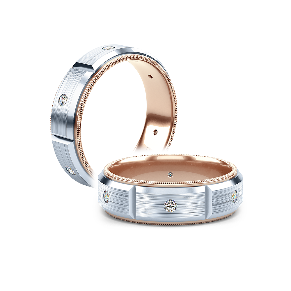 14K Rose Gold VWD-7912 Ring