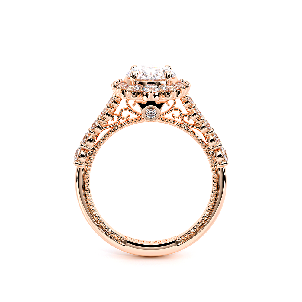 14K Rose Gold VENETIAN-5084OV Ring