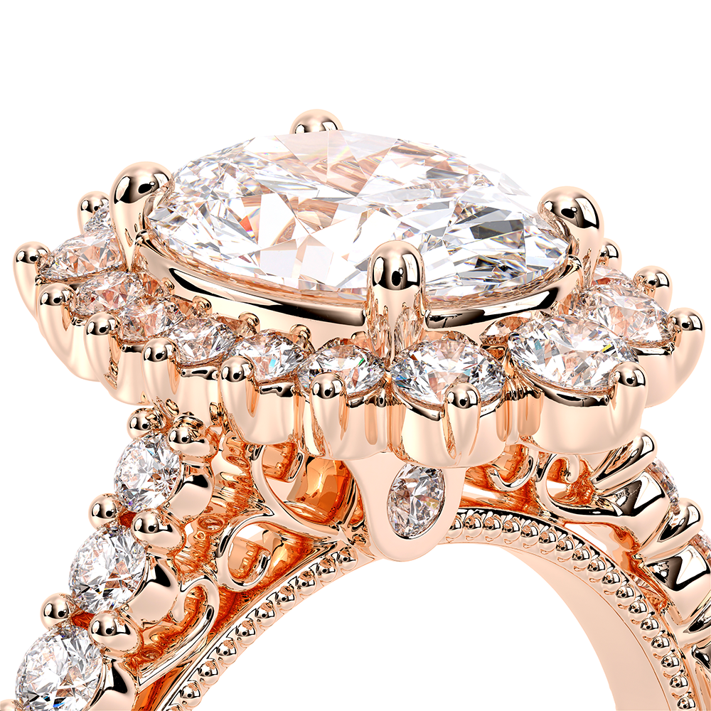 18K Rose Gold VENETIAN-5084OV Ring