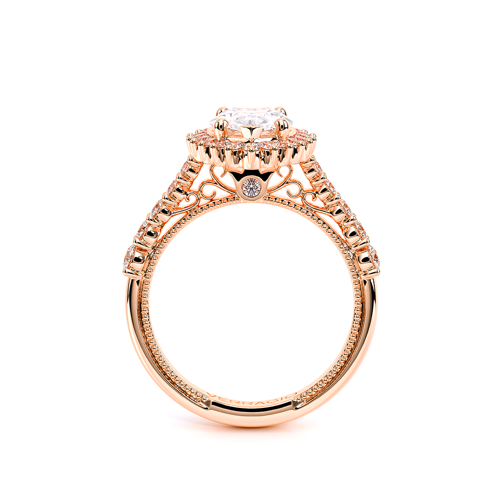 18K Rose Gold VENETIAN-5084PEAR Ring